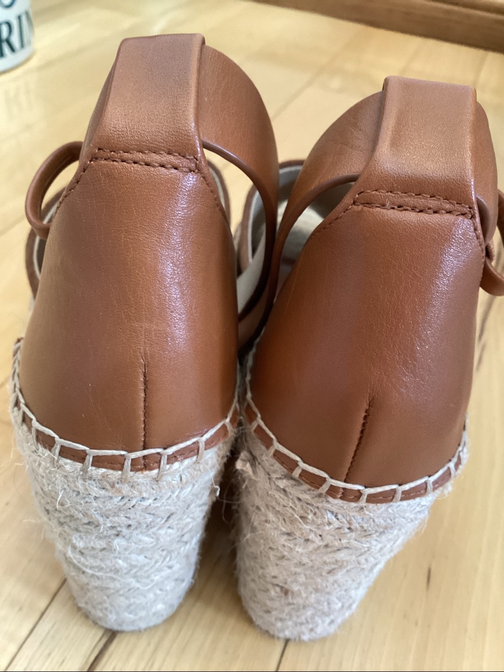 Marc Fisher brown suede Adalyn Espadrille wedge sandals. Women’s size 7.5 - Picture 8 of 16